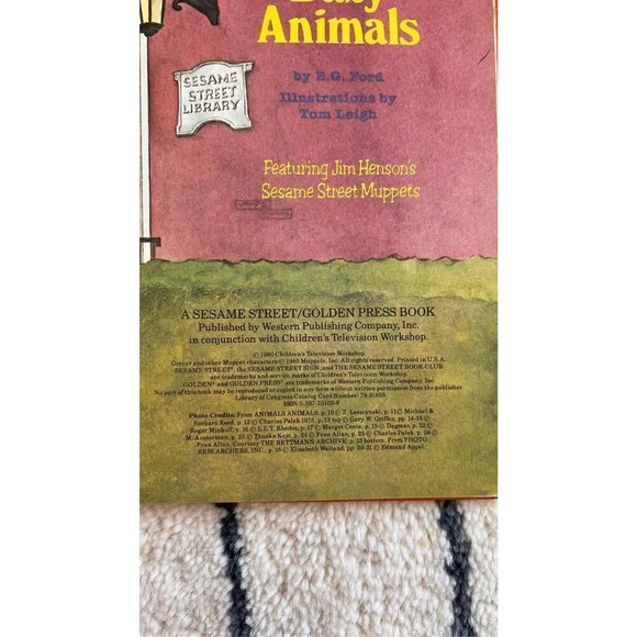 Grover's Book Of Cute Little Baby Animals by B. G. Ford Hardcover Vintage Book - Picture 3 of 10